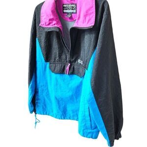 WHITE SIERRA Women's Multi Color 1/2 Zip Pullover Jacket.